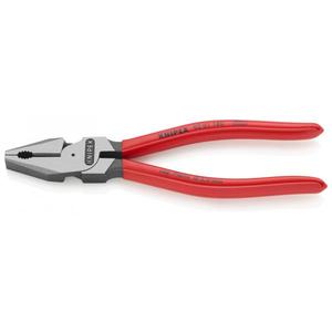 คีมปากแหลมเอนกประสงค์ Knipex รุ่นแรงบิดสูง สีดำเคลือบอะทราเมนต์ หัวขัดเงา ด้ามจับเคลือบพลาสติก - Product Image 1