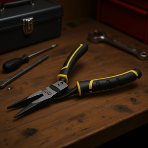 Juego de 6 alicates de acción compuesta de punta larga Stanley Fatmax con mango de plástico de agarre suave para diversas tareas - Product Image 3