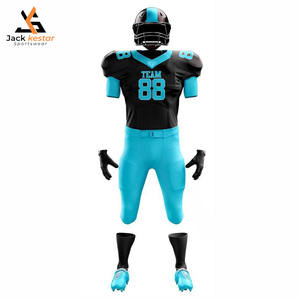 Uniforme de football américain en gros, 100% respirant, conçu pour l'identification de l'équipe, vêtements de football américain - Product Image 1