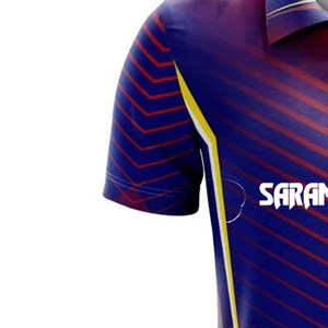 Camisetas deportivas de precio al por mayor para hombre, uniformes deportivos personalizados, de tela OEM camisetas polo, camisetas de críquet - Product Image 6