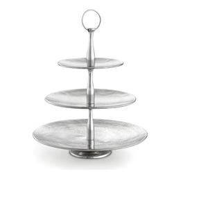 Soporte para Pastel Decorativo Hecho a Mano de Calidad Superior, Diseño Fabuloso, Clásico y Elegante, Nuevo Soporte para Pastel de Metal de 3 Niveles - Product Image 1