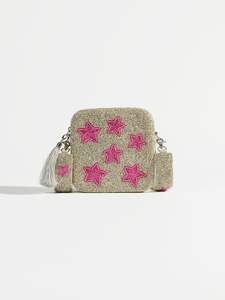 Bolso artesanal con patrón de cuentas y solapa bordada - Product Image 2