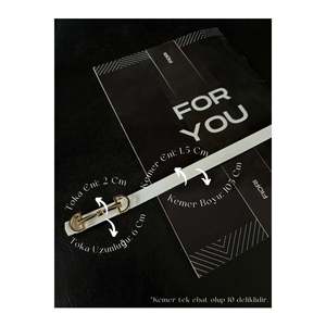 Long Buckle Thin Women's Belt, <b>Jacket</b> Belt, Shirt Belt, <b>Dress</b> Belt - <b>White</b> - Product Image 1