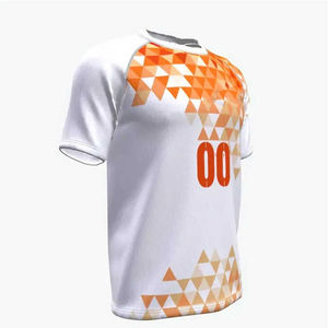 Maillot de football d'entraînement de football à séchage rapide unisexe Short de taille personnalisée avec impression multicolore Nouveau stock de logo personnalisé - Product Image 3