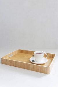 Fantástico diseño de forma personalizada bandeja para servir bandeja de madera de la mejor calidad con asas de proveedores de venta al por mayor - Product Image 2
