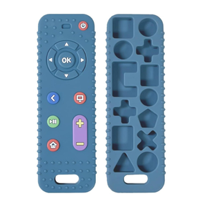 Mordedor de silicona de grado alimenticio para bebés, mordedor de forma remota para bebés, Juguetes - Product Image 5