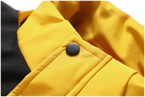 เสื้อแจ็คเก็ตแบบสวมศีรษะกันลมขนาดเล็ก200กรัมมีซิปมีฮู้ดเสื้อกันลมมีกระเป๋าแบบเป็นทางการสำหรับฤดูหนาว - Product Image 3