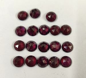 Grenat Rhodolite rose naturel Coupe rose ronde 6mm Grenat rhodolite rose à facettes lâche Coupe rose ronde - Product Image 1