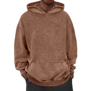Sudaderas con capucha de lavado ácido Ropa informal 100% algodón 400/450gsm Sudaderas con capucha de lavado ácido mezclado Logotipo personalizado Sudaderas con capucha de lavado ácido men.s - Product Image 1