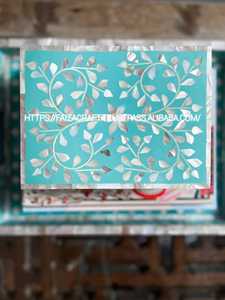 Handmade Decorative Bone Inlay Jewelry Box <b>Resin</b> Gift Box with Intricate Bone Inlay Design for Stylish Storage - Product Image 2