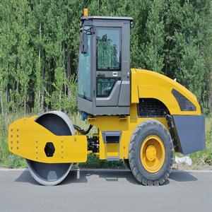 Rouleau moteur moteur rouleau vibrant 2 à 12 tonnes hydraulique simple roue en acier rouleau de réparation de route expédition rapide en gros - Product Image 4