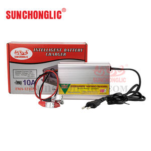 太陽光FMA-1210AS鉛電池充電器インテリジェント高速充電10A 12V逆電池 +/-保護ODM対応 - Product Image 2
