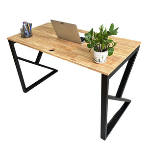Escritorio Moderno Minimalista KConcept HBKC002 120x60 con Patas de Hierro Ensambladas, Plegable y Automático, Mueble de Oficina para Dormitorio - Product Image 1