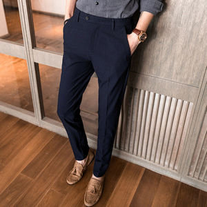 Meilleur pantalon décontracté slim élégant et confortable Pantalon d'affaires extensible personnalisé en gros quatre saisons - Product Image 6