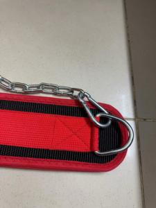 Pakistan Manufacturer <b>Neoprene</b> Adjustable Non-Slip Heavy Duty Unisex Back Support Dip Belt OEM Service Strong Chain Training - Product Image 4