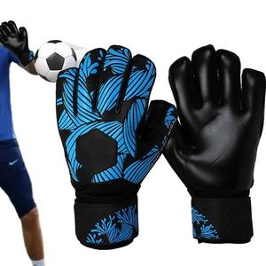 Gants de gardien de but de football conçus sur mesure Les gants de football en cuir appropriés à l'extérieur vous permettent de créer votre propre look - Product Image 3