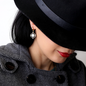 Lovely Round Design <b>Opal</b> Stone <b>Earrings</b> Dangle <b>Earrings</b> Turkish Wholesale 925 Sterling Silver Jewelry - Product Image 4