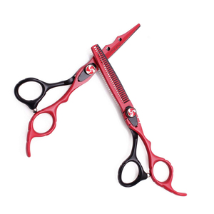 Tijeras de adelgazamiento al mejor precio, tijeras de peluquero de corte definitivo, tijeras de adelgazamiento de peluquero de acero inoxidable 440C japonesas de la mejor calidad - Product Image 4