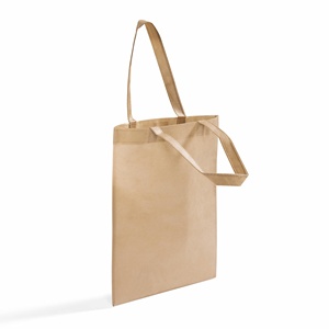 Durable Eco-Friendly Non-Woven Tote <b>Long</b> Handle Medium Size Custom Letter Print Fabric Carry <b>Bag</b> for Daily Use Advertising Gift - Product Image 6
