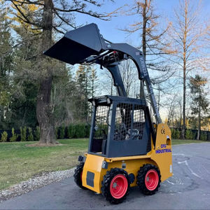 Livraison gratuite CFG KRW232 30hp Mini chargeuse compacte CE EPA Moteur diesel essence Roues Mini chargeuse sur chenilles pour tous terrains - Product Image 1