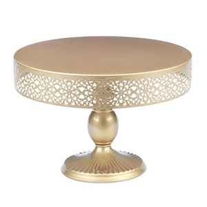 Elegante soporte decorativo de Metal para pastel en espejo pulido acabado vajilla fiesta boda decoración del hogar pastel y postres Accesorios - Product Image 3