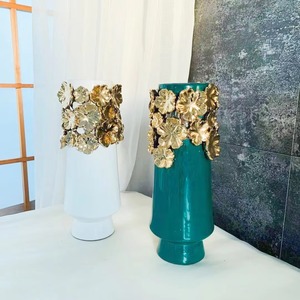 แจกันดอกไม้เซรามิกสำหรับตกแต่งบ้านและสำนักงานที่หรูหรามีสไตล์มาใหม่ - Product Image 2
