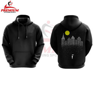 Totalmente personalizado pulóver con capucha 100% algodón tejido invierno Casual Wear 450 GSM Hoodie Puff impreso Sudadera con capucha - Product Image 6