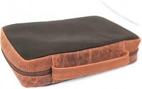 Housse de Bible en toile et cuir pour hommes et femmes, sac de transport avec fermetures éclair, Bible d'étude avec poignées, housse de Bible