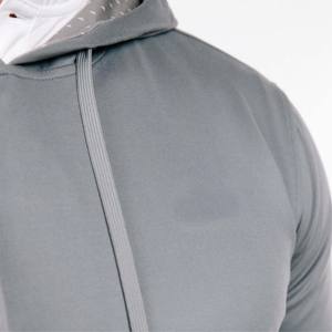 Sweat à capuche fuselé OEM grande taille pour hommes, vêtements de rue, pull en polaire avec logo personnalisé, anti-rétrécissement 6XL, sérigraphié - Product Image 6