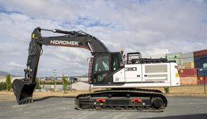 รถขุดไฮโดรมีค HMK 310 LC มือหนึ่ง/มือสอง ขนาด 1 ตัน แบบตีนตะขาบ สำหรับงานหนัก เครื่องจักรก่อสร้างประสิทธิภาพสูง เชื่อถือได้ Koop JCB Kubota - Product Image 2