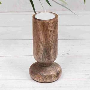 High Quality Eco-friendly Acacia Wood Candle <b>Bowl</b> <b>Set</b> of 3 Unique Shape Home Decorations Handmade in Vietnam - Product Image 4