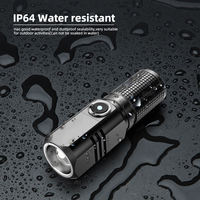 Poche Petite lampe de poche LED étanche Forte Torche Lumière Super Lumineux linterna Rechargeable Métal LED EDC Lampe de poche Mini
