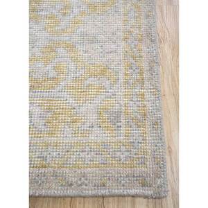 Erbe Gold Hand Knotted Wool <b>Rugs</b> GS-11 Classic Floral Jaipur Large Area in for Home Bedroom Rectangle <b>Jute</b> <b>Rug</b> for Hallway Use - Product Image 4