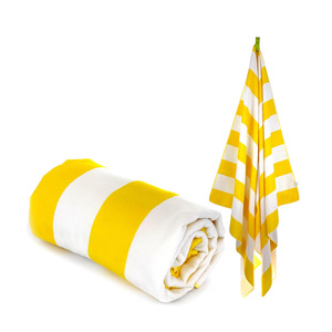 Toalla de playa 100% algodón hecha a medida suave de secado rápido de microfibra sin arena absorbente transpirable para Hotel Resort natación gimnasio - Product Image 1