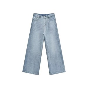 Pantalones vaqueros elásticos para hombre personalizados High Street Hip Hop Estilo vintage Cremallera Fly Dark Proveedor directo Ropa de calle 3D - Product Image 4