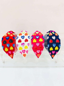 Serre-tête brodé à la main entièrement perlé, fabriqué en Inde - Product Image 4