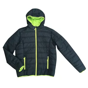 Kanada OEM Mans ultraleichte Ski Body Puffer wasserdichte Ente Gänse daunen recycelte Polyester gefüllte Kapuzen jacke mit benutzer definiertem Logo