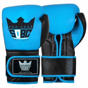 Guantes de boxeo a buen precio con impresión de logotipo personalizado Guantes de boxeo de cuero para entrenamiento MMA Guantes de protección de manos completas - Product Image 1
