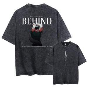 T-shirt graphique vintage en coton lourd personnalisé pour hommes Style délavé à l'acide des fabricants au Pakistan - Product Image 6