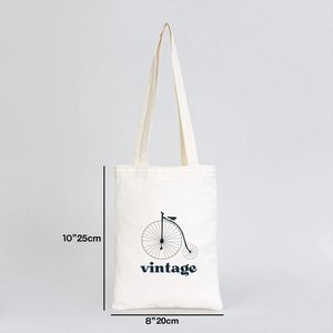 Bolsa de Tela de Algodón Pequeña Personalizada con Impresión, 8x10, Bolsa Promocional para Libros, Reciclable, con Logotipo Personalizado Incluido - Product Image 2