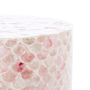 Mesa de Centro de Nácar Hecha a Mano por Artesanos, Estilo Boho de Lujo, Color Personalizado, Mueble de Sala de Estar Duradero y Ecológico - Product Image 3