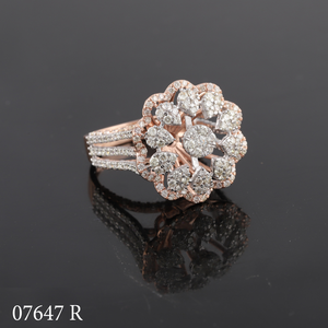 แหวนแต่งงานแหวนหมั้นของผู้หญิงคลาสสิกประดับ2.0ct เพชร14K 18K กุหลาบทอง VVS เติบโตในห้องปฏิบัติการอินเทรนด์ปาร์ตี้ - Product Image 4