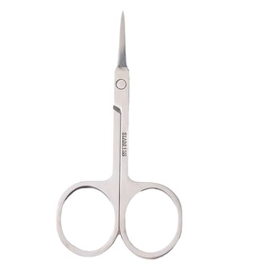 Professional Stainless Steel Straight Manicure Scissors | Precision Nail & Cuticle Trimming Scissors <b>for</b> Salon & <b>Home</b> Use - Product Image 1