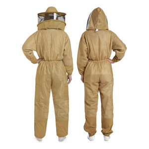 Traje de Apicultura Unisex de Lujo Personalizado, Mono de Trabajo de Venta Caliente, Color Amarillo, Servicio OEM, Traje de Abeja Transpirable para Hombre de Fábrica - Product Image 2