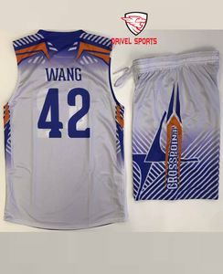 Uniformes de Baloncesto con Impresión Digital Completa, Conjuntos de Camiseta y Pantalones Cortos de Baloncesto de Malla de Poliéster, Jersey de Baloncesto - Product Image 2