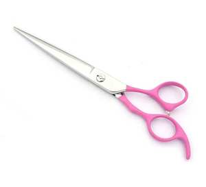 High Quality Pet Grooming Scissors| Wholesale Pet Grooming Straight Scissor with Plastic Handle for Daily Use - Product Image 1