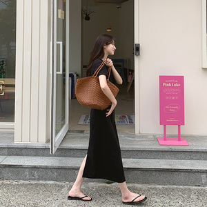 Dernière arrivée Robe longue d'été Vente en gros Certifié Quotidien Look Un jour Robe longue quotidienne - Product Image 3