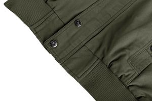 เสื้อแจ็กเก็ตนักบินสำหรับผู้ชายเสื้อโค้ทคาร์โก้ยุทธวิธีแจ็คเก็ตมีซิปแบบลำลองสำหรับฤดูใบไม้ผลิ - Product Image 6