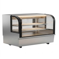 Vitrina Comercial para Carnes con Control Inteligente de Temperatura, Gabinete de Acero Inoxidable para Carnicería, Exhibidor para Maduración en Seco de Carne de Res