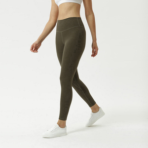 OEM Custom <b>Women's</b> High-Waisted Knitted Gym & Yoga Wear Custom Fitness <b>Leggings</b> - Product Image 4